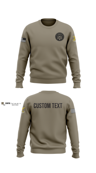 Crew Neck Sweatshirt, Bravo Company, 401st Cyber Battalion, Army, Teamtime, Team time, sublimation, custom sports apparel, team uniforms, spirit wear, spiritwear, sports uniforms, custom shirts, team store, custom team store, fundraiser sports, apparel fundraiser