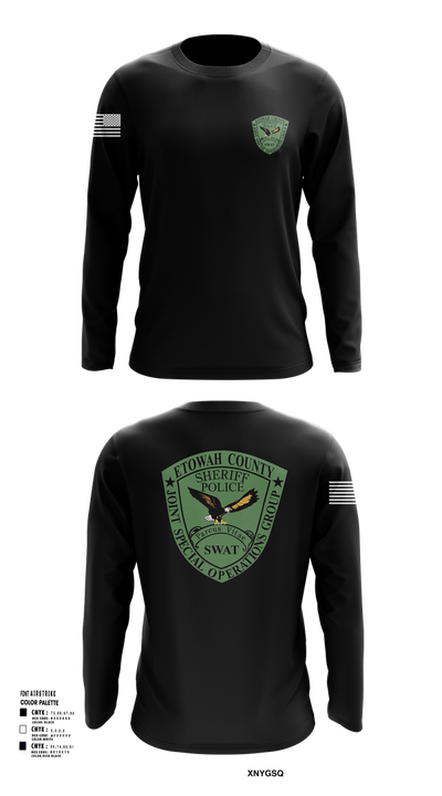 Etowah County JSOG 23168603 Long Sleeve Performance Shirt 103