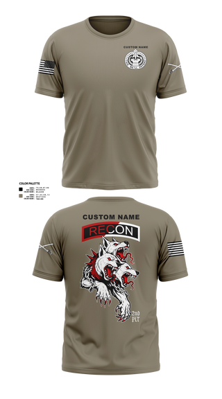 Old School Cotton Feel Shirt, Assassin Troop, 2-15 CAV, Army, Teamtime, Team time, sublimation, custom sports apparel, team uniforms, spirit wear, spiritwear, sports uniforms, custom shirts, team store, custom team store, fundraiser sports, apparel fundraiser
