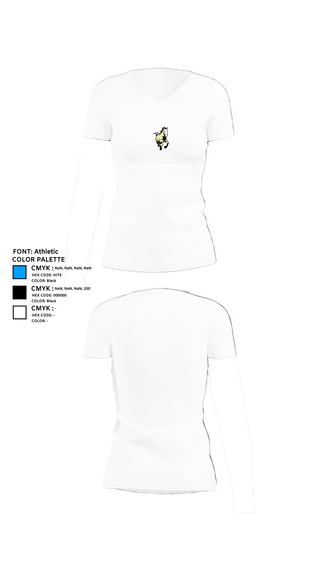 Womens Short Sleeve Vneck Shirt, Manitou Springs High School Cheer, Cheer, Teamtime, Team time, sublimation, custom sports apparel, team uniforms, spirit wear, spiritwear, sports uniforms, custom shirts, team store, custom team store, fundraiser sports, apparel fundraiser