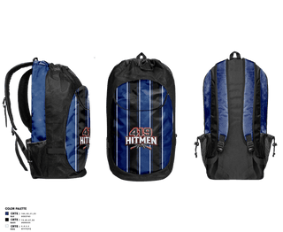 Gear Bag, 419 hitmen, Softball, Teamtime, Team time, sublimation, custom sports apparel, team uniforms, spirit wear, spiritwear, sports uniforms, custom shirts, team store, custom team store, fundraiser sports, apparel fundraiser