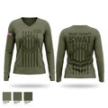Reno County Swat Women's Long Sleeve V-neck Shirt - 1