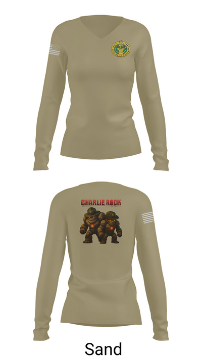 C 787 53485667 Women's Long Sleeve V-neck Shirt - 97