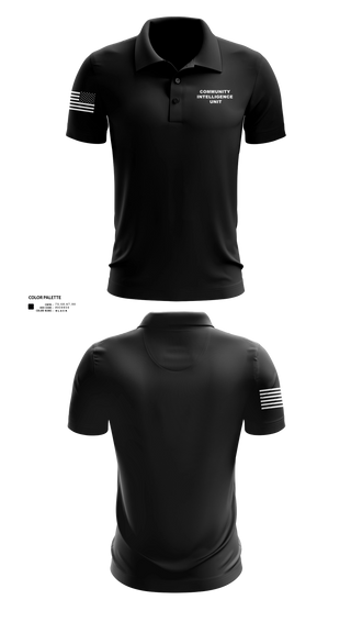 Short Sleeve Performance Polo, Community Intelligence Unit, Police, Teamtime, Team time, sublimation, custom sports apparel, team uniforms, spirit wear, spiritwear, sports uniforms, custom shirts, team store, custom team store, fundraiser sports, apparel fundraiser