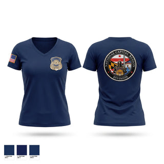 Womens Short Sleeve Vneck Shirt, NCRD Pentagon, Police, Teamtime, Team time, sublimation, custom sports apparel, team uniforms, spirit wear, spiritwear, sports uniforms, custom shirts, team store, custom team store, fundraiser sports, apparel fundraiser