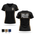 Dallas Police Department Women's Short Sleeve V-neck Shirt - 1