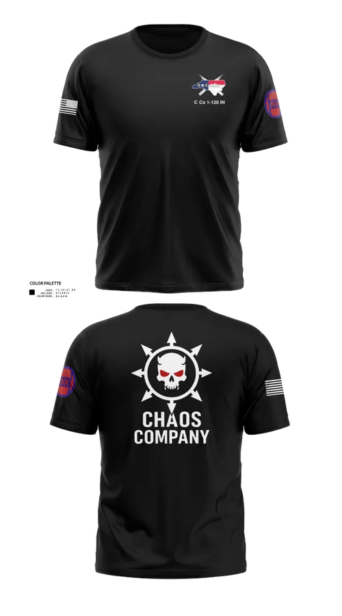 Short Sleeve Performance Shirt, C. Co. 1-120 3rd PLT, Army, Teamtime, Team time, sublimation, custom sports apparel, team uniforms, spirit wear, spiritwear, sports uniforms, custom shirts, team store, custom team store, fundraiser sports, apparel fundraiser