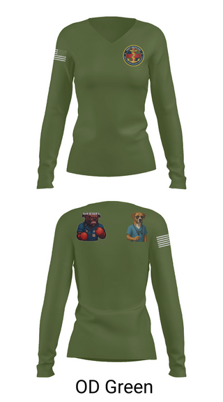 Womens Long Sleeve Vneck Shirt, USS Boxer, , Teamtime, Team time, sublimation, custom sports apparel, team uniforms, spirit wear, spiritwear, sports uniforms, custom shirts, team store, custom team store, fundraiser sports, apparel fundraiser