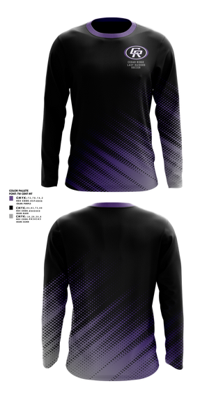 Long Sleeve Performance Shirt, Cedar Ridge Lady Raiders Soccer, Women's Soccer, Teamtime, Team time, sublimation, custom sports apparel, team uniforms, spirit wear, spiritwear, sports uniforms, custom shirts, team store, custom team store, fundraiser sports, apparel fundraiser