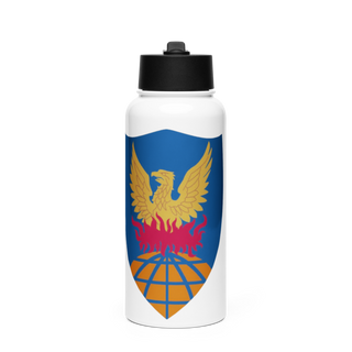 HHC, 311th (T)SC 14853900 Stainless Steel Water Bottle with a Straw Lid