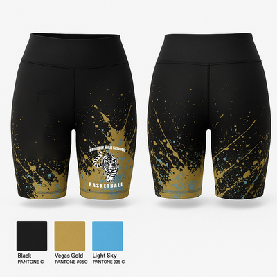 Brinkley High School Basketball 27370127 Men's Compression Shorts - 1