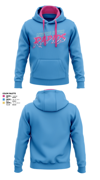 Hoodie, Mystic River Rapids, Baseball, Teamtime, Team time, sublimation, custom sports apparel, team uniforms, spirit wear, spiritwear, sports uniforms, custom shirts, team store, custom team store, fundraiser sports, apparel fundraiser
