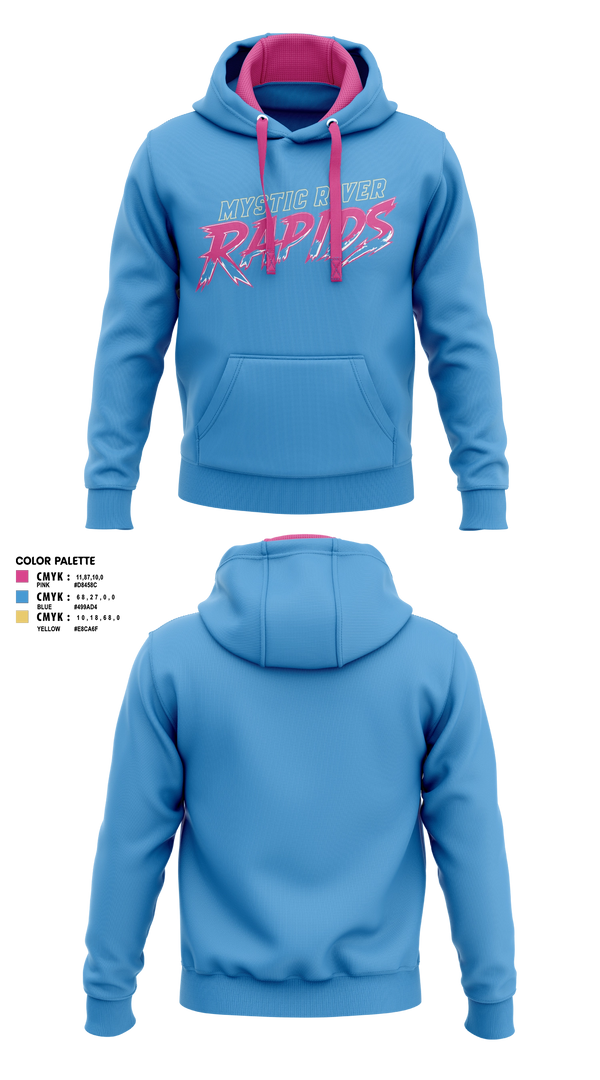 Hoodie, Mystic River Rapids, Baseball, Teamtime, Team time, sublimation, custom sports apparel, team uniforms, spirit wear, spiritwear, sports uniforms, custom shirts, team store, custom team store, fundraiser sports, apparel fundraiser