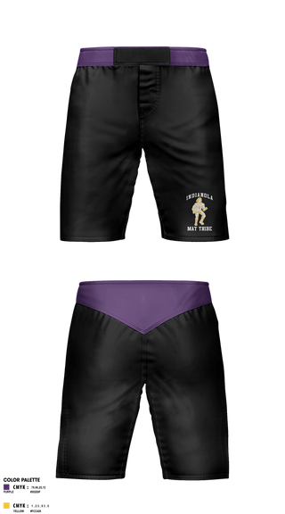Fight Shorts, Indianola Mat Tribe, Wrestling, Teamtime, Team time, sublimation, custom sports apparel, team uniforms, spirit wear, spiritwear, sports uniforms, custom shirts, team store, custom team store, fundraiser sports, apparel fundraiser