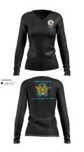 MCoE Sergeant Audie Murphy Club (SAMC) 33492148 Women's Long Sleeve V-neck Shirt - 21