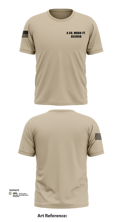 A CO, MRBN-FT BELVOIR 20432898 Short Sleeve Performance Shirt - 102