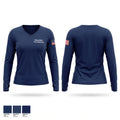 Marathon Fire Rescue Women's Long Sleeve V-neck Shirt - 1