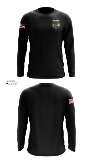 Long Sleeve Performance Shirt, Platoon B Central Nights, Police, Teamtime, Team time, sublimation, custom sports apparel, team uniforms, spirit wear, spiritwear, sports uniforms, custom shirts, team store, custom team store, fundraiser sports, apparel fundraiser