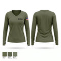 K-9 Unit Women's Long Sleeve V-neck Shirt - 1