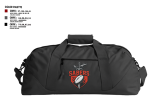 Duffle Bag, Saber Rugby, Rugby, Teamtime, Team time, sublimation, custom sports apparel, team uniforms, spirit wear, spiritwear, sports uniforms, custom shirts, team store, custom team store, fundraiser sports, apparel fundraiser