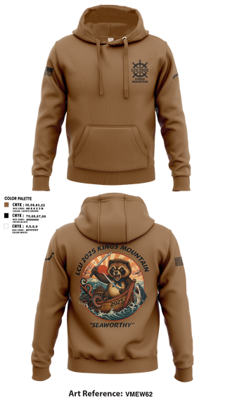 Hoodie, LCU 2025 KINGS MOUNTAIN, Army, Teamtime, Team time, sublimation, custom sports apparel, team uniforms, spirit wear, spiritwear, sports uniforms, custom shirts, team store, custom team store, fundraiser sports, apparel fundraiser