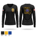 Reidsville Police Department Women's Long Sleeve V-neck Shirt - 1