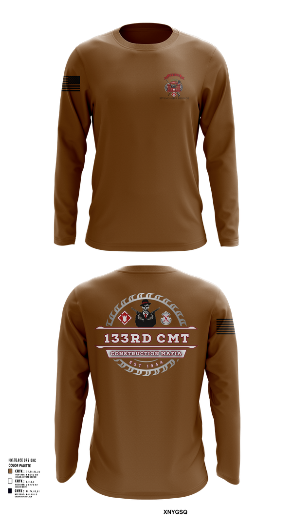 Long Sleeve Performance Shirt, 133rd Construction Management Team, , Teamtime, Team time, sublimation, custom sports apparel, team uniforms, spirit wear, spiritwear, sports uniforms, custom shirts, team store, custom team store, fundraiser sports, apparel fundraiser