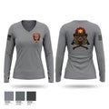 Stewart County Fire Rescue 94436741 Women's Long Sleeve V-neck Shirt - 1