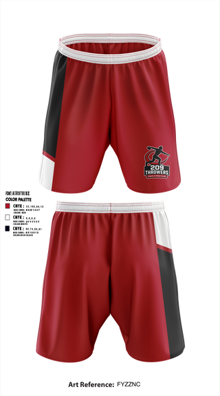 Athletic Shorts With Pockets, 209Throwers, Track & Field, Teamtime, Team time, sublimation, custom sports apparel, team uniforms, spirit wear, spiritwear, sports uniforms, custom shirts, team store, custom team store, fundraiser sports, apparel fundraiser
