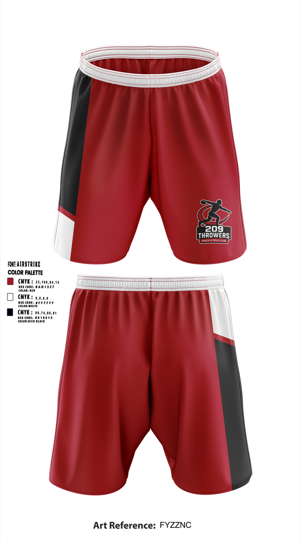 Athletic Shorts With Pockets, 209Throwers, Track & Field, Teamtime, Team time, sublimation, custom sports apparel, team uniforms, spirit wear, spiritwear, sports uniforms, custom shirts, team store, custom team store, fundraiser sports, apparel fundraiser