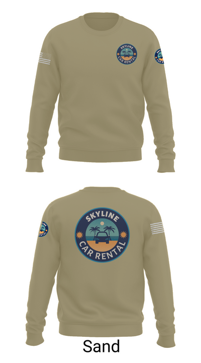 Skyline Car Rental 78356541 Crew Neck Sweatshirt - 85