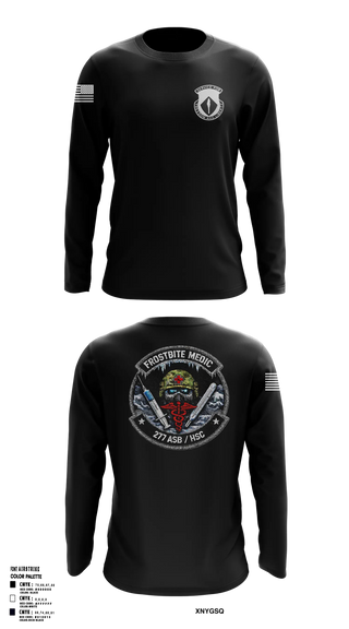 Long Sleeve Performance Shirt, 277th ASB Frostbite Medics, Army, Teamtime, Team time, sublimation, custom sports apparel, team uniforms, spirit wear, spiritwear, sports uniforms, custom shirts, team store, custom team store, fundraiser sports, apparel fundraiser