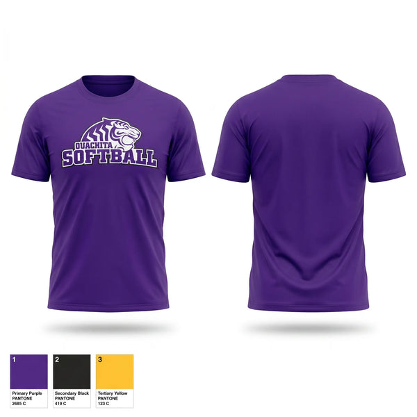 Short Sleeve Performance Shirt, Ouachita Tigers, Softball, Teamtime, Team time, sublimation, custom sports apparel, team uniforms, spirit wear, spiritwear, sports uniforms, custom shirts, team store, custom team store, fundraiser sports, apparel fundraiser