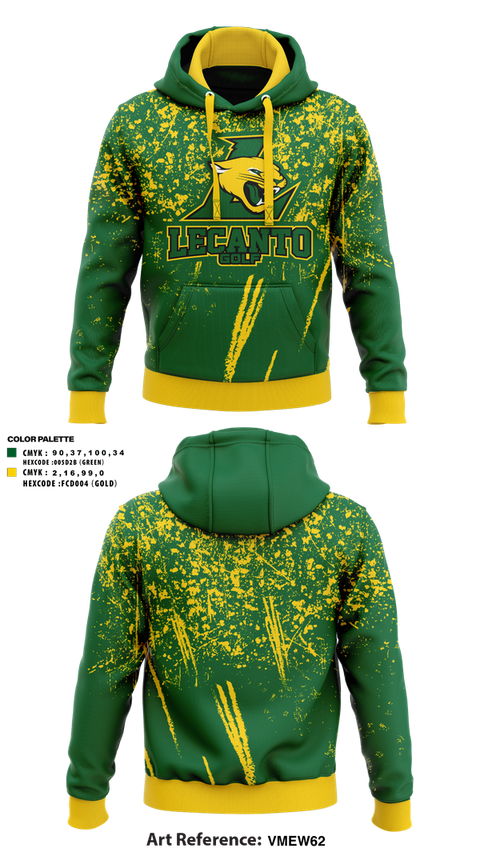 Hoodie, Lecanto High School Golf, Golf, Teamtime, Team time, sublimation, custom sports apparel, team uniforms, spirit wear, spiritwear, sports uniforms, custom shirts, team store, custom team store, fundraiser sports, apparel fundraiser