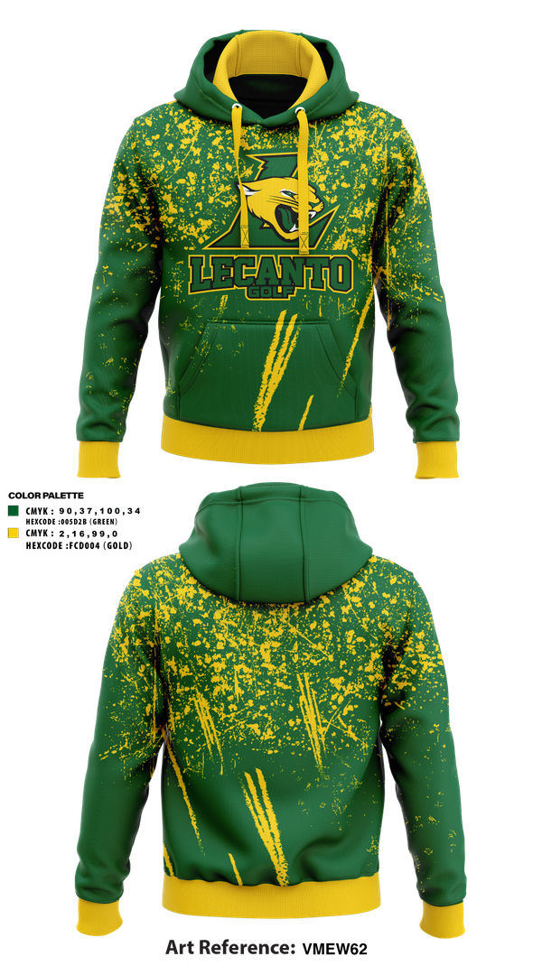 Hoodie, Lecanto High School Golf, Golf, Teamtime, Team time, sublimation, custom sports apparel, team uniforms, spirit wear, spiritwear, sports uniforms, custom shirts, team store, custom team store, fundraiser sports, apparel fundraiser