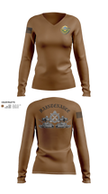 548th DSSB C co 9901362 Women's Long Sleeve V-neck Shirt - 21