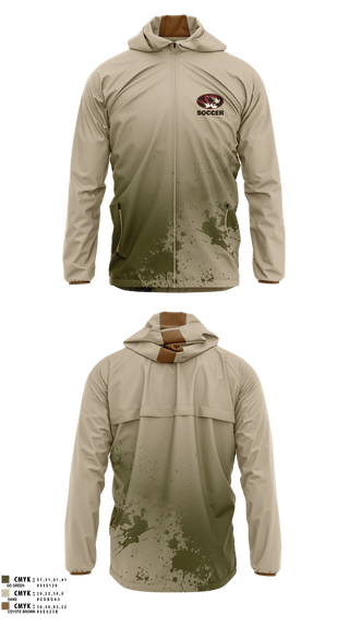 Windbreaker, Tuttle Tigers, Men's Soccer, Teamtime, Team time, sublimation, custom sports apparel, team uniforms, spirit wear, spiritwear, sports uniforms, custom shirts, team store, custom team store, fundraiser sports, apparel fundraiser
