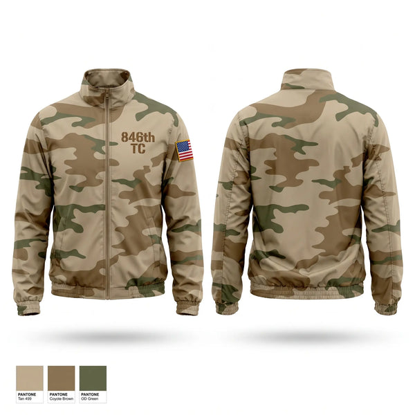 Windbreaker, 846th TC, Army, Teamtime, Team time, sublimation, custom sports apparel, team uniforms, spirit wear, spiritwear, sports uniforms, custom shirts, team store, custom team store, fundraiser sports, apparel fundraiser