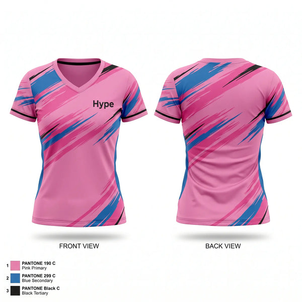 Womens Short Sleeve Vneck Shirt, Hype, Softball, Teamtime, Team time, sublimation, custom sports apparel, team uniforms, spirit wear, spiritwear, sports uniforms, custom shirts, team store, custom team store, fundraiser sports, apparel fundraiser