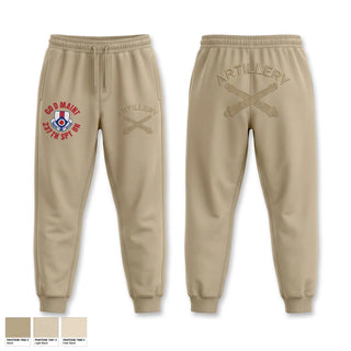 Sweatpants, A Battery 1-134th Field Artillery, Army, Teamtime, Team time, sublimation, custom sports apparel, team uniforms, spirit wear, spiritwear, sports uniforms, custom shirts, team store, custom team store, fundraiser sports, apparel fundraiser