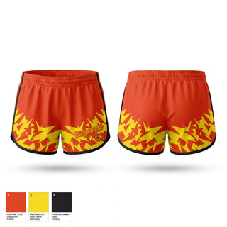 Womens Shorts, Volcanoes, Baseball, Teamtime, Team time, sublimation, custom sports apparel, team uniforms, spirit wear, spiritwear, sports uniforms, custom shirts, team store, custom team store, fundraiser sports, apparel fundraiser