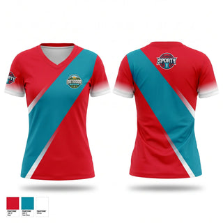 Womens Short Sleeve Vneck Shirt, Beltway Generals, , Teamtime, Team time, sublimation, custom sports apparel, team uniforms, spirit wear, spiritwear, sports uniforms, custom shirts, team store, custom team store, fundraiser sports, apparel fundraiser