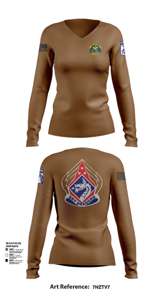 Womens Long Sleeve Vneck Shirt, 22 MPAD, , Teamtime, Team time, sublimation, custom sports apparel, team uniforms, spirit wear, spiritwear, sports uniforms, custom shirts, team store, custom team store, fundraiser sports, apparel fundraiser