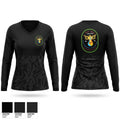 Haz Mat 2 Environmental Fire Rescue Foundation Women's Long Sleeve V-neck Shirt - 1
