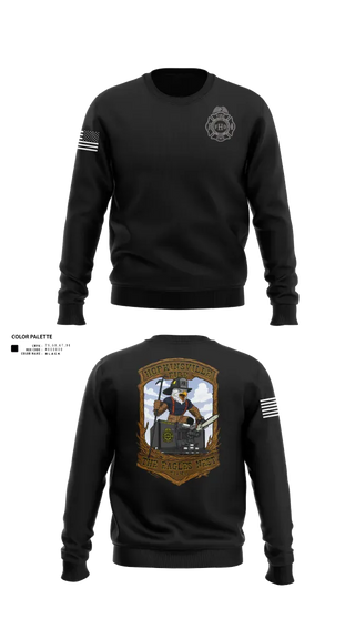 Crew Neck Sweatshirt, Hopkinsville Fire Department, Fire Department, Teamtime, Team time, sublimation, custom sports apparel, team uniforms, spirit wear, spiritwear, sports uniforms, custom shirts, team store, custom team store, fundraiser sports, apparel fundraiser