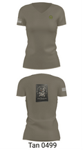 C Co 2-104th GSAB 7251426 Women's Short Sleeve V-neck Shirt - 6