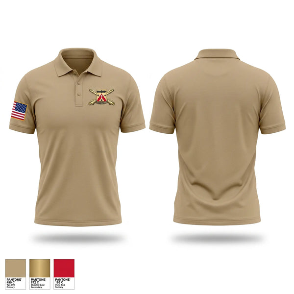 Short Sleeve Performance Polo, 36th DIVARTY, National Guard, Teamtime, Team time, sublimation, custom sports apparel, team uniforms, spirit wear, spiritwear, sports uniforms, custom shirts, team store, custom team store, fundraiser sports, apparel fundraiser