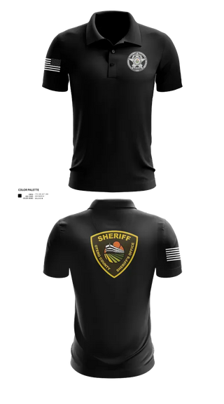 Short Sleeve Performance Polo, Otero County Sheriffs Office, Police, Teamtime, Team time, sublimation, custom sports apparel, team uniforms, spirit wear, spiritwear, sports uniforms, custom shirts, team store, custom team store, fundraiser sports, apparel fundraiser