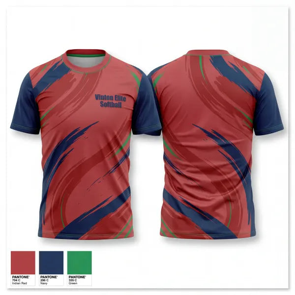 Short Sleeve Performance Shirt, Vinton Elite Softball, Softball, Teamtime, Team time, sublimation, custom sports apparel, team uniforms, spirit wear, spiritwear, sports uniforms, custom shirts, team store, custom team store, fundraiser sports, apparel fundraiser
