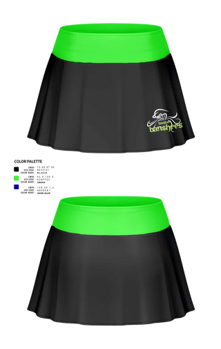 Skort, Boston Banshees, Football, Teamtime, Team time, sublimation, custom sports apparel, team uniforms, spirit wear, spiritwear, sports uniforms, custom shirts, team store, custom team store, fundraiser sports, apparel fundraiser